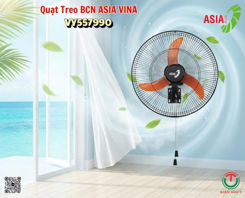 Quạt treo tường bán công nghiệp ASIAVINA VY557990 Đen