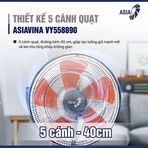 Quạt lửng bán công nghiệp ASIAVINA VY558890