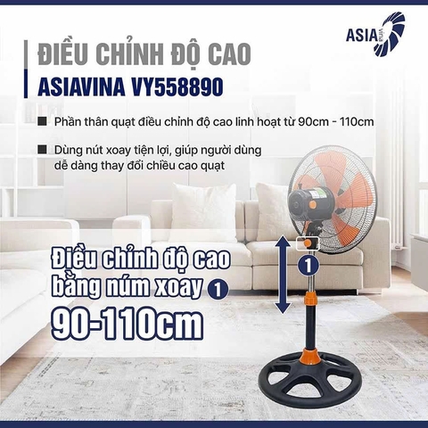 Quạt lửng bán công nghiệp ASIAVINA VY558890