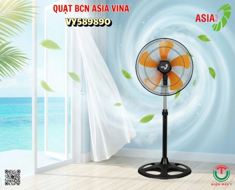 Quạt đứng bán công nghiệp ASIAVINA VY589890 Đen