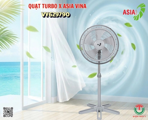 Quạt đứng Asiavina Turbo X VY629790 Xám