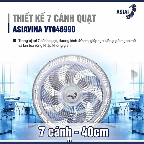 Quạt sàn ASIAVINA Turbo Max VY646990