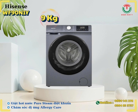 Máy giặt Hisense Inverter 9kg WF90N1Y