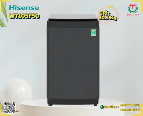 Máy giặt Hisense Inverter 10.5 kg WT105F50