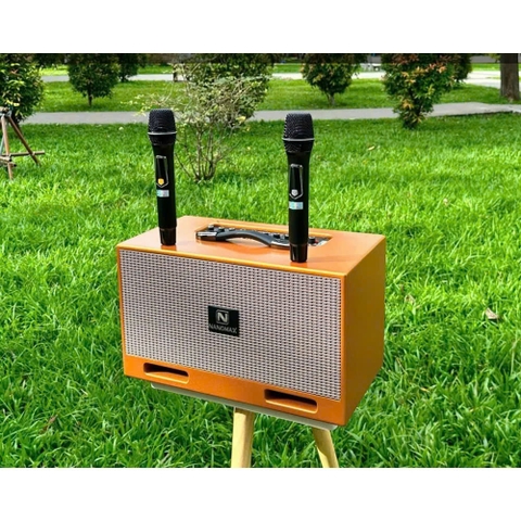 Loa Karaoke Xách Tay Nanomax X-20 Bass Đôi 20cm 450w