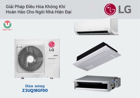 Dàn nóng multi LG 18000BTU inverter 1 chiều Z2UQ18GFD0