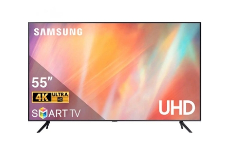 Smart Tivi Samsung 4K 55 inch UA55AU7700