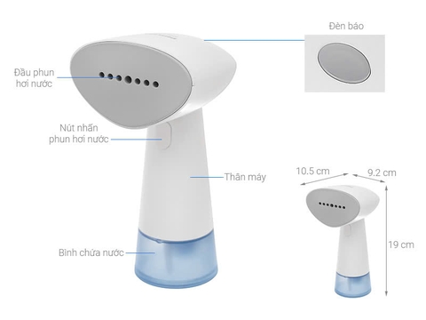 Bàn ủi hơi nước cầm tay Philips STH1000/10 - 980W