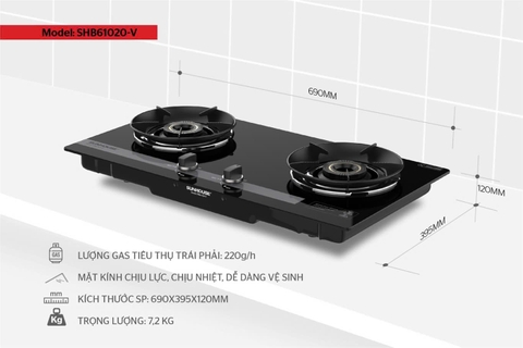 Bếp gas Sunhouse SHB61020-V