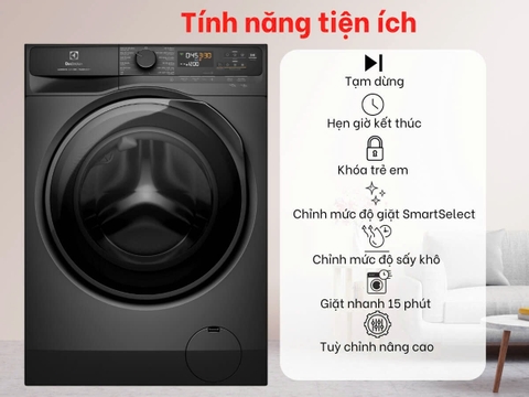 Máy giặt sấy Electrolux UltimateCare 700 Inverter giặt 11 kg - sấy 7 kg EWW1143R7SC