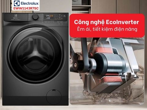 Máy giặt sấy Electrolux UltimateCare 700 Inverter giặt 11 kg - sấy 7 kg EWW1143R7SC