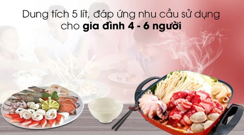 Nồi lẩu điện Supor H30FK802VN-136 5 lít