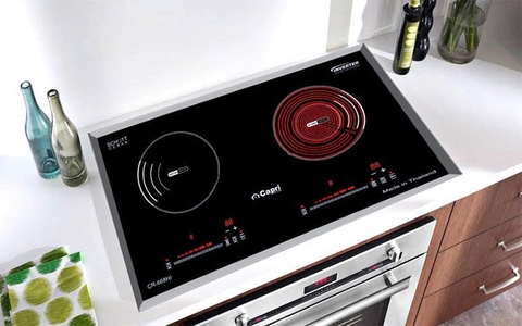 Bếp đôi điện từ hồng ngoại Capri CR-668HI