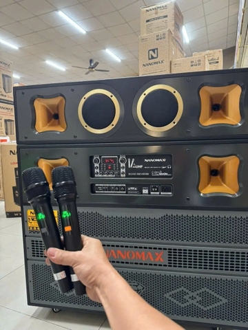 Loa Bình 4 tấc đôi Nanomax Pro-215i Công suất lớn 2200w