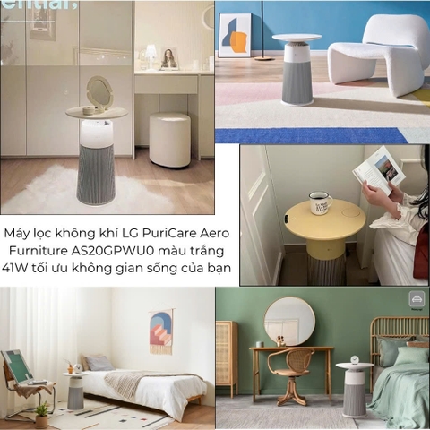 Máy lọc không khí LG Màu trắng AS20GPWU0