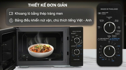 Lò vi sóng có nướng 25 lít Sharp R-G251TV-BK