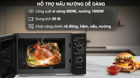 Lò vi sóng có nướng 25 lít Sharp R-G251TV-BK