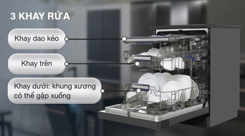Máy rửa chén độc lập Hafele HDW-F605B (535.29.660)