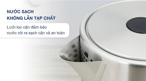 Bình đun siêu tốc Panasonic 1.7 lít NC-K301SRA