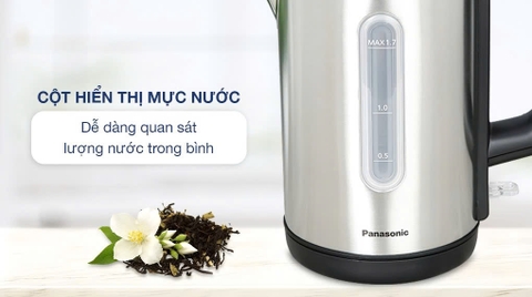 Bình đun siêu tốc Panasonic 1.7 lít NC-K301SRA
