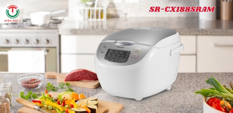 Nồi cơm điện tử Panasonic 1.8 lít SR-CX188SRAM