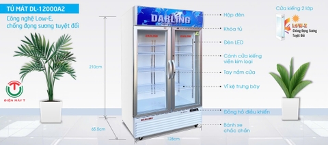Tủ Mát Darling 1100 Lít DL-12000 A2