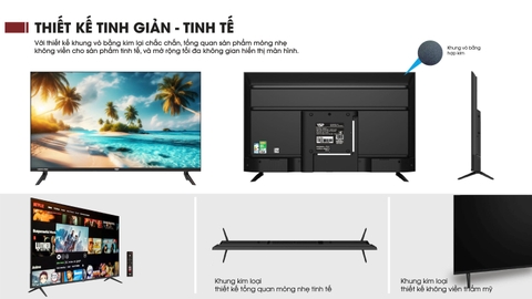 VSP Smart Tivi VPro 65inch VUE65GSU01 4K UHD