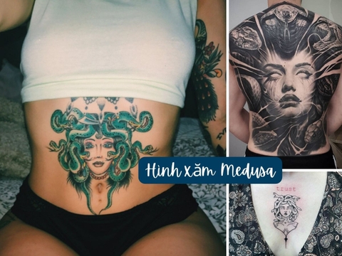 Tổng hợp với hơn 82 về hình xăm quái vật medusa  coedocomvn