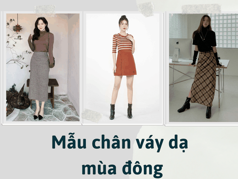 Mách nàng cách mặc đẹp chân váy trong mùa đông