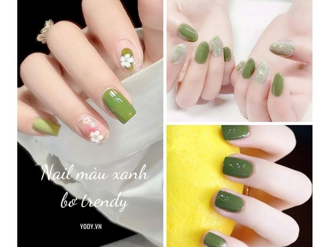 99 mẫu nail xanh lá thời thượng sang chảnh cực trendy