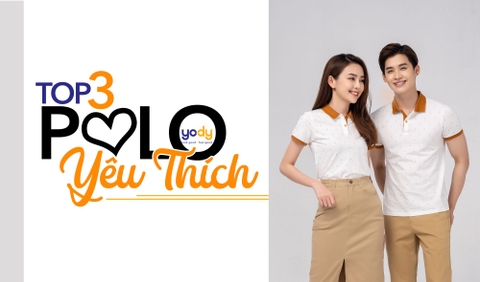 3 kiểu dáng áo polo thịnh hành và mẫu polo ăn khách của YODY