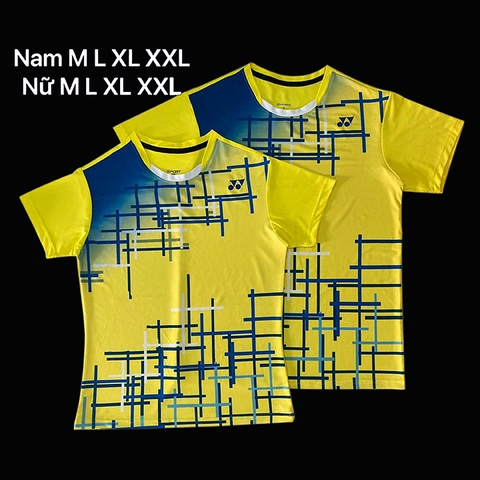 Áo cầu lông Yonex 2020 Nam Nữ Vàng AT12