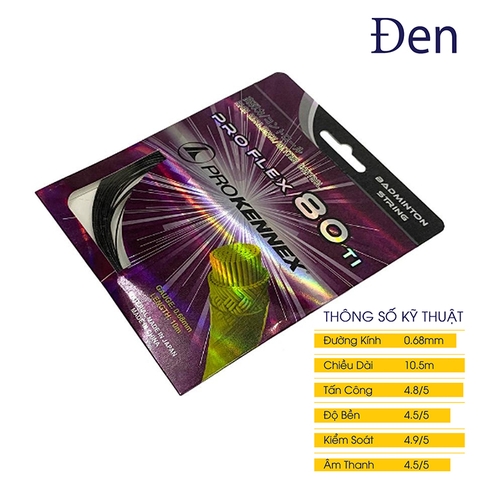 Dây đan vợt cầu lông Prokennex Pro Lex 80TI