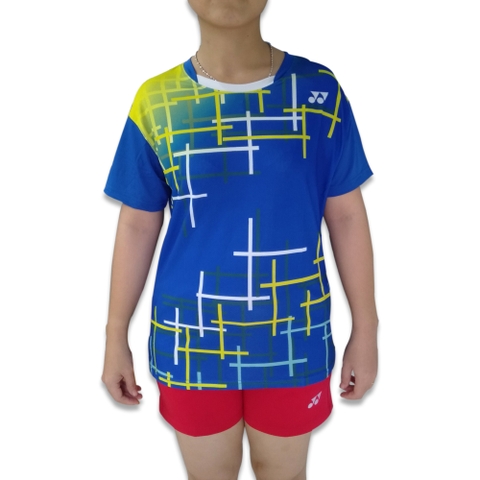 Áo cầu lông Yonex 2020 Nam Nữ Xanh bích AT12