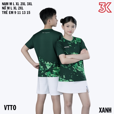 Áo cầu lông thể thao VICTEC STRIKE ON Size Nam Nữ Trẻ Em