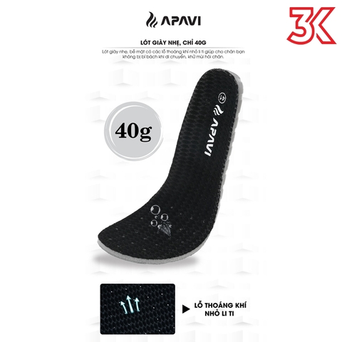Lót giày thể thao APAVI AL-S01 1 cặp 36-45 [Chính hãng]