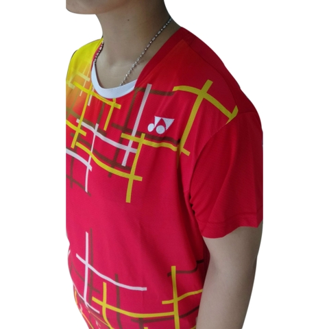 Áo cầu lông Yonex 2020 Nam Nữ Đỏ AT12
