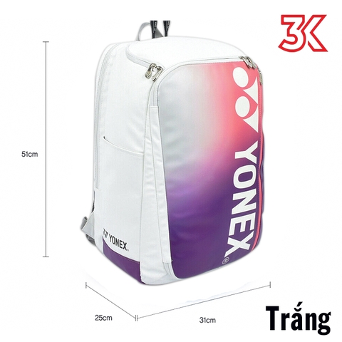 Balo cầu lông Yonex 229BP001U 2 màu đen trắng Hàng Gia Công [Tặng mã 50k] [Ảnh thật] [FreeShip] [Có bảo hành]