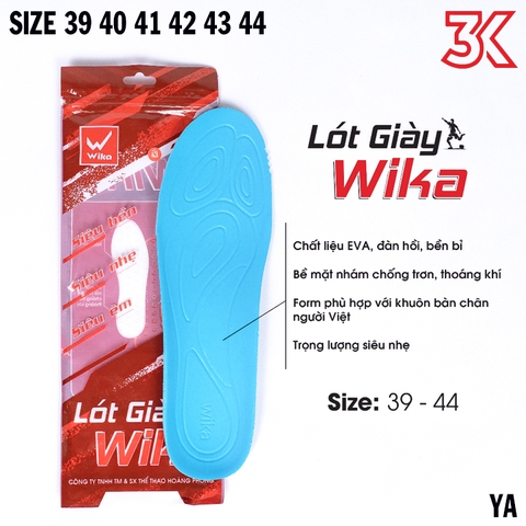 Lót giày thể thao Wika 1 cặp 39-44