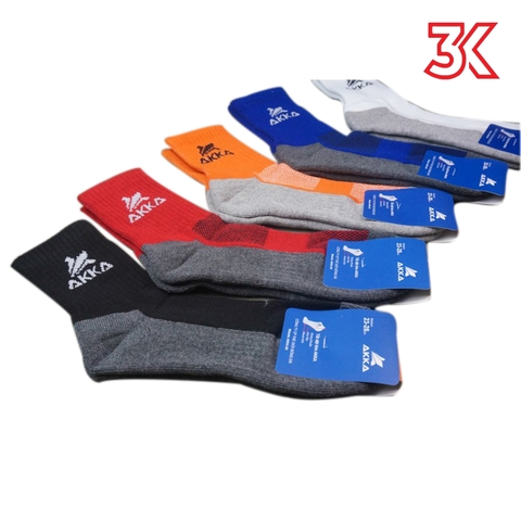 Vớ đá banh dệt kim AKKA mẫu AKKA3K size 23x28cm [Tặng mã 50k] [FreeShip] [Ảnh thật] [Chính hãng]