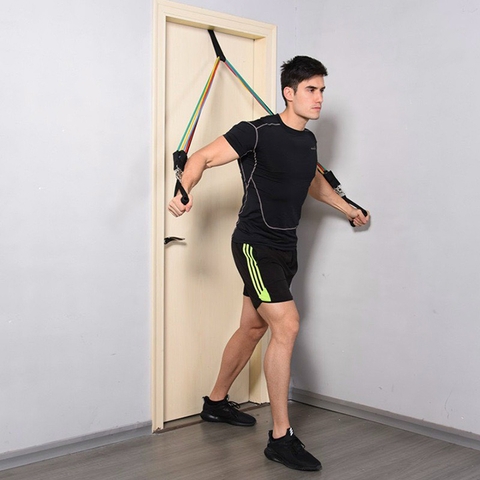 Dây Ngũ Sắc tập Gym bộ 5 dây kháng lực loại tốt