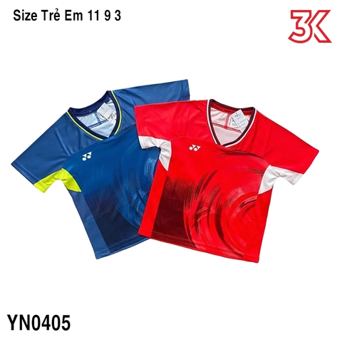 Áo cầu lông Yonex Nam Nữ Trẻ em YN0405 1 Áo