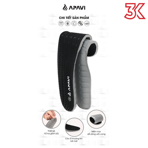 Lót giày thể thao APAVI AL-S01 1 cặp 36-45 [Chính hãng]