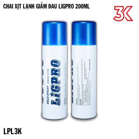 Chai Xịt Lạnh Giảm Đau LIGPRO 200ML 1 Chai