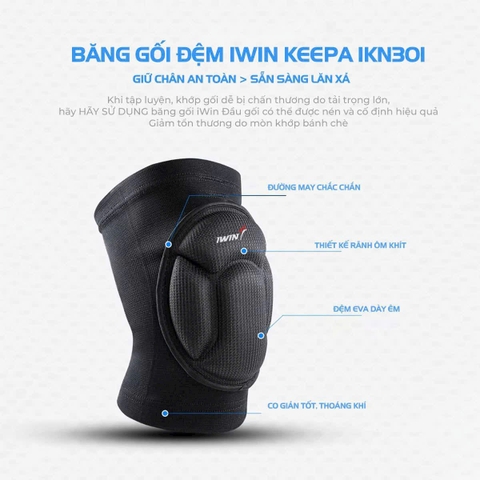Bó Gối Thủ Môn iWin Keepa Pro 1 Cặp