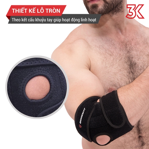Băng bảo vệ khuỷu tay GoodFit GF401E 1 Chiếc [Chính hãng]
