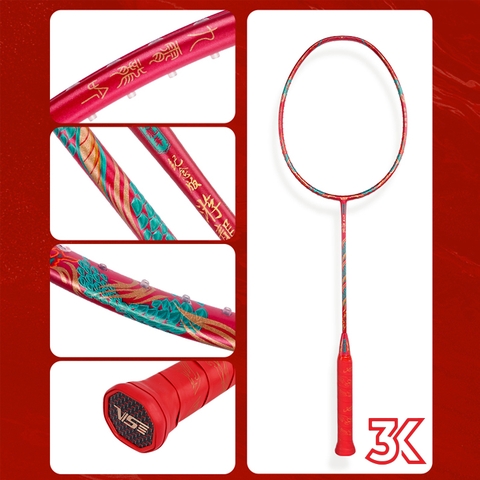 Vợt Cầu Lông VS YouLong Đỏ Full hộp [Chính hãng][bảo hành 2T]