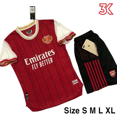 Áo đá banh Fex Thái Arsenal sân nhà 1 bộ có túi 2 bên 2022 [Free Ship][Ảnh Thật][Giá Hủy Diệt]