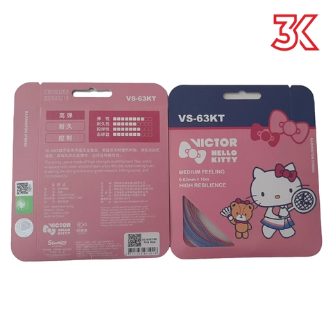 Dây Cước Căng Vợt Victor Hello Kitty VS-KT63 , Shinchan VS-63CS [Chính Hãng]