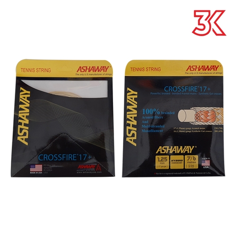 Dây Cước Vợt Tennis Ashaway Crossfire 17 (Loại 2 sợi)